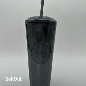 Starbucks 2024 Halloween Black Pearl Dome Lid Tumbler 24oz